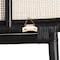 Baxton Studio Reegan Modern Bohemian Two-Tone Black and Natural Brown Rattan Queen Size Standalone Headboard 232-13246-ZORO - alternate 2